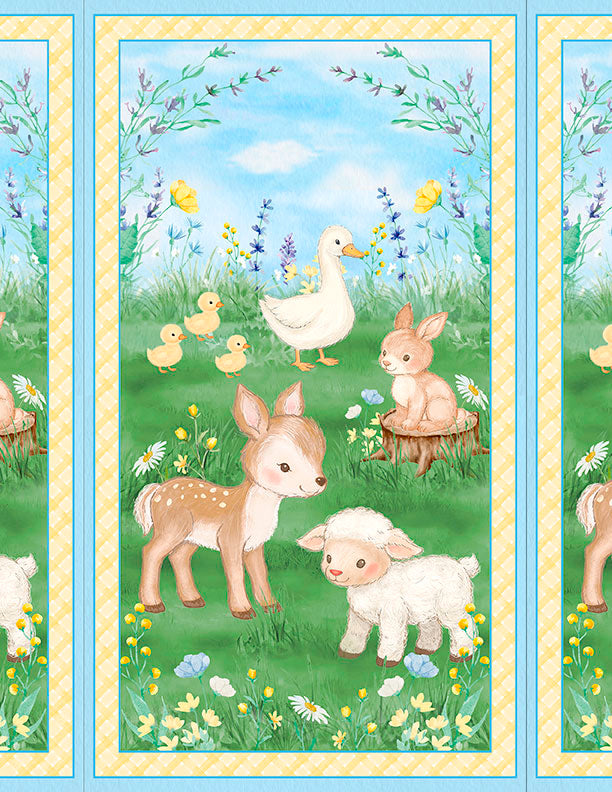 Jennifer Pugh Meadow Friends Large Panel – 50% Deposit February 2027 Preorder