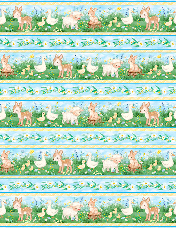 Jennifer Pugh Meadow Friends Repeating Stripe Multi – 50% Deposit February 2027 Preorder
