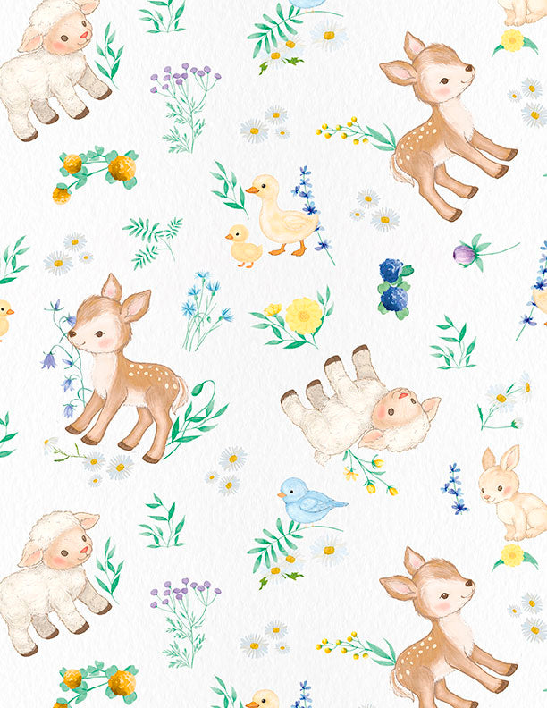 Jennifer Pugh Meadow Friends Critter Toss Light Gray – 50% Deposit February 2027 Preorder
