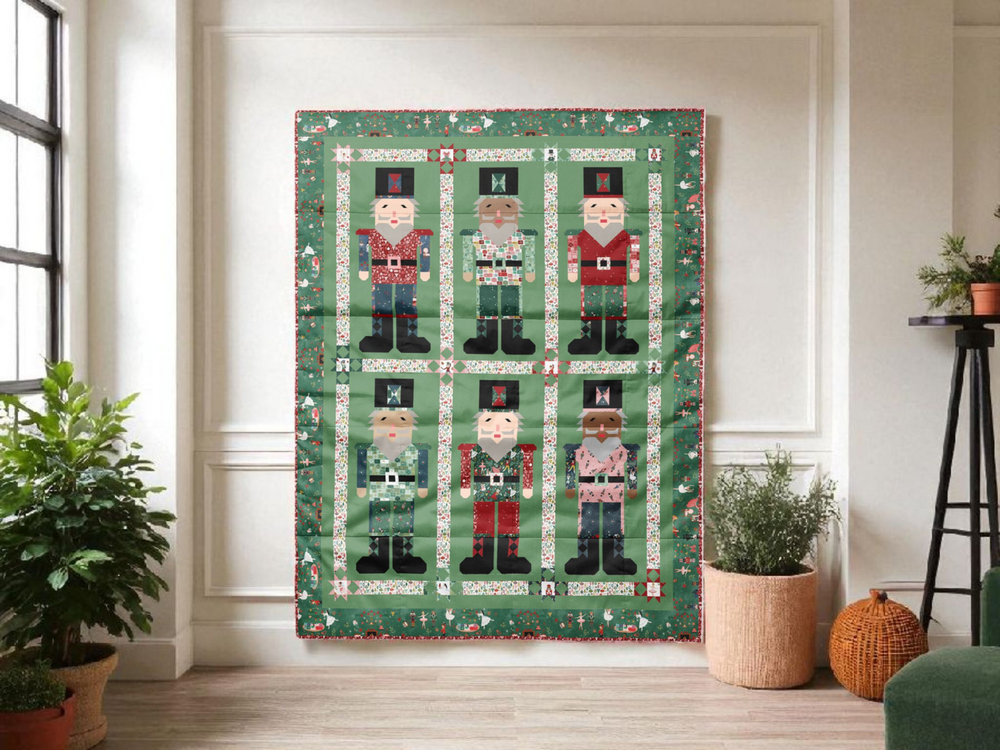 Nutcracker Cover Quilt Kit | Sew A Story by Jennifer Long | October 2026 Preorder