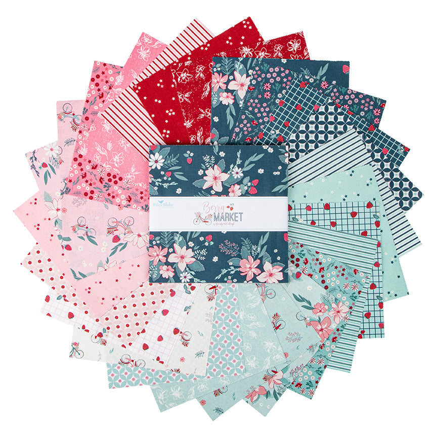 Berry Market 10" Stacker – 42 Precut Squares by Beverly McCullough for Riley Blake Designs