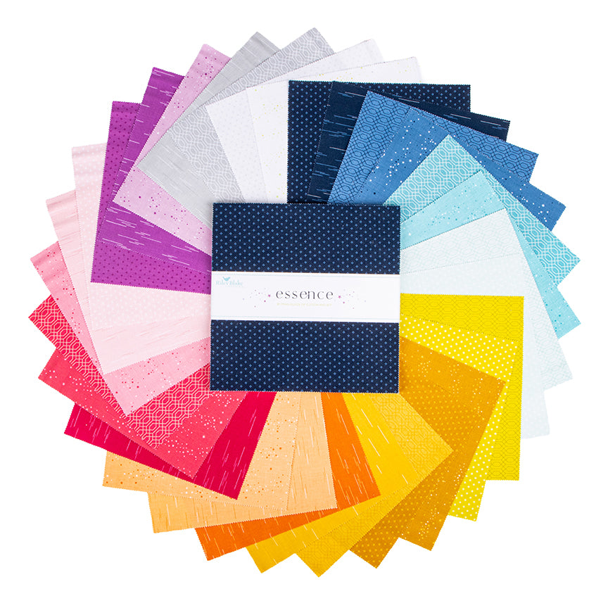 Essence 10" Stacker – 42 Precut 10" Squares – Fran Gulick for Riley Blake Designs