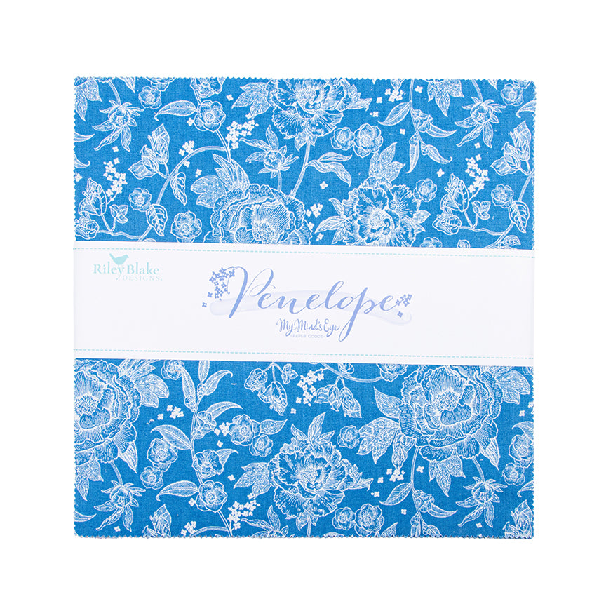 Penelope 10" Stacker – 42 Pieces by My Mind’s Eye | Riley Blake Precut