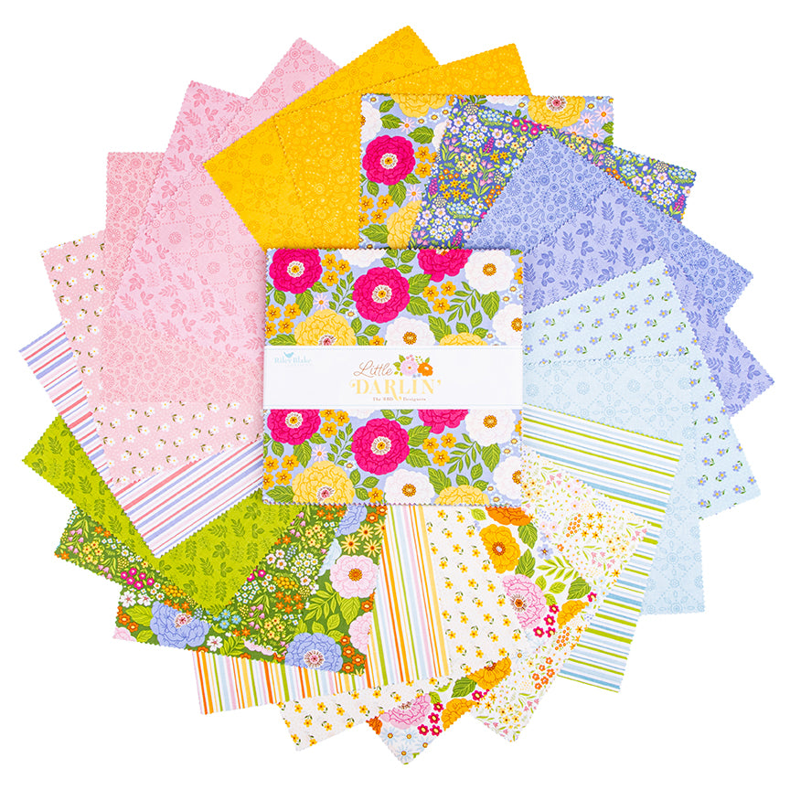 Little Darlin’ 10" Stacker – 42 Precut Squares by The RBD Designers for Riley Blake Designs