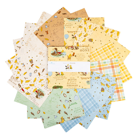 Winnie the Pooh 10" Stacker β 42 Precut Squares by Echo Park Paper Co. for Riley Blake Designs
