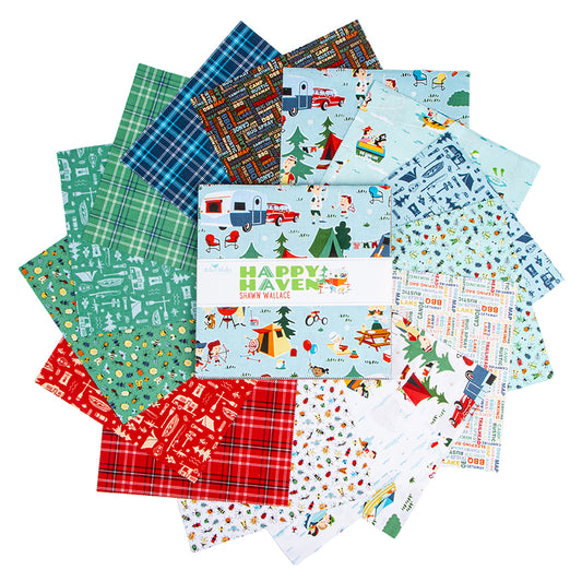 ✨ Happy Haven 10" Stacker – 42 Pieces – Shawn Wallace – Riley Blake Designs – 10-17620-42