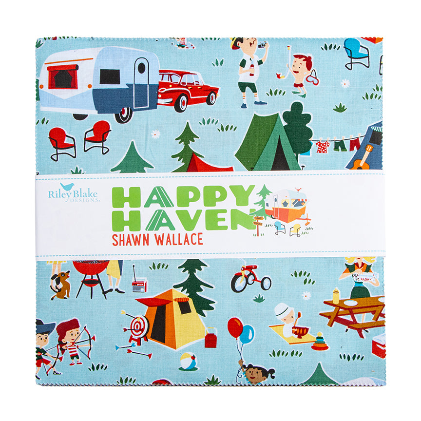 ✨ Happy Haven 10" Stacker – 42 Pieces – Shawn Wallace – Riley Blake Designs – 10-17620-42