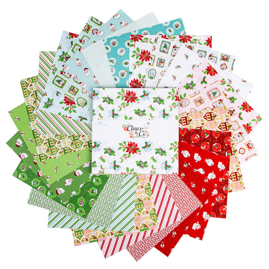 Claus & Co. 10” Stacker – 42 Pieces – Melissa Mortenson – Riley Blake Designs – 10-17740-42 – May 2026