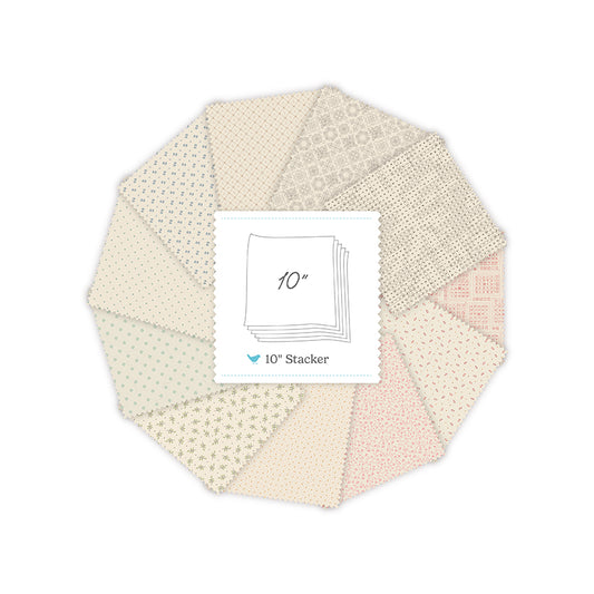Family Reunion Backgrounds 10" Stacker – Lori Holt – 42 Piece Precut Bundle – Riley Blake Designs – December 2026 Preorder – 50% Deposit