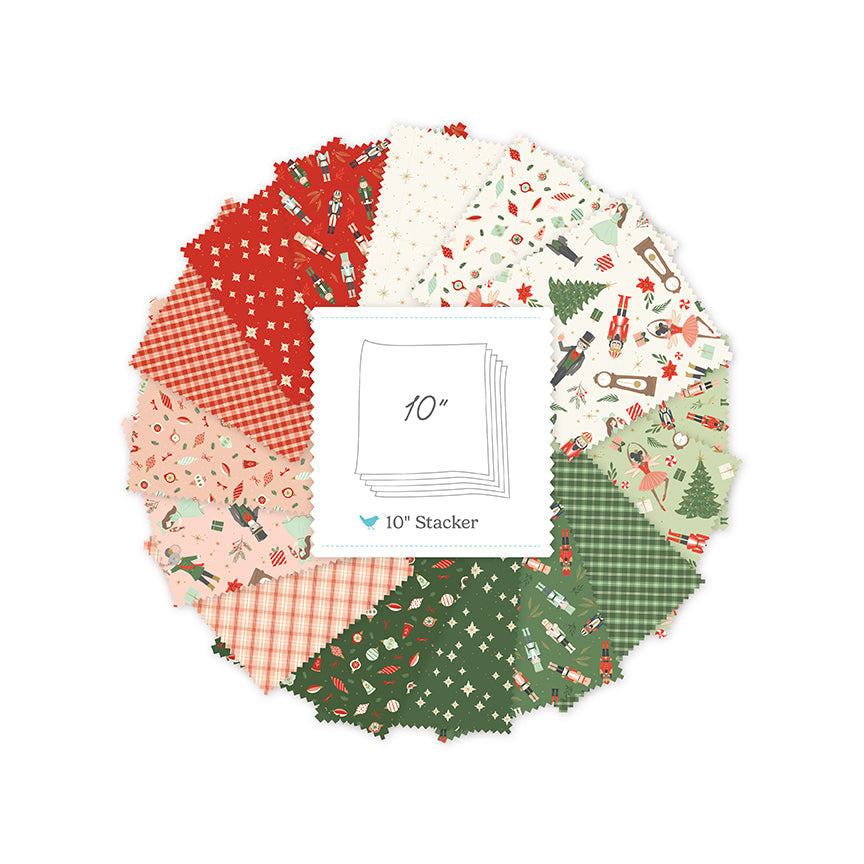 The Nutcracker Flannel 10" Stacker – 42 Pieces | My Mind's Eye | 50% Deposit Preorder | June 2027