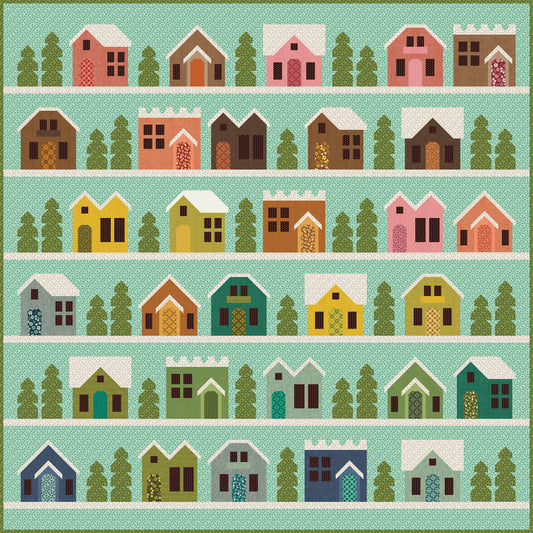 Elizabeth Hartman Toast & Jam Paper Houses Quilt Kit β 50% Deposit May 2027 Preorder