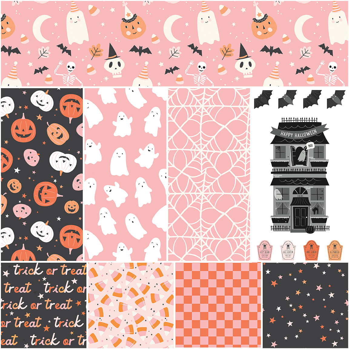 Hey Pumpkin – 1-Yard Fabric Bundle + Panel – My Mind’s Eye for Riley Blake Designs