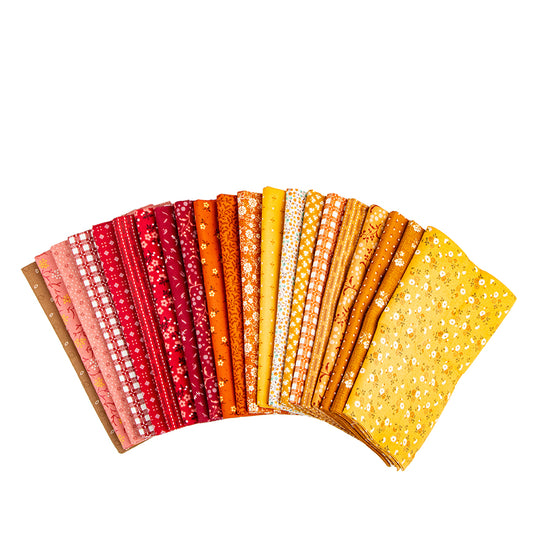 Baked with Love 1-Yard Bundle | Marigold Colorway | 21 Yards | Lori Holt | Riley Blake Designs