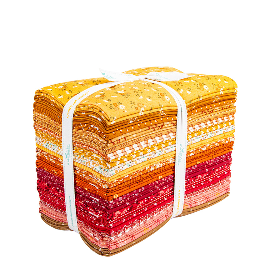 Baked with Love 1-Yard Bundle | Marigold Colorway | 21 Yards | Lori Holt | Riley Blake Designs
