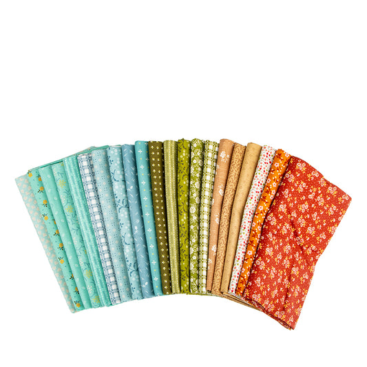 Baked with Love 1-Yard Bundle | Terracotta Colorway | 21 Yards | Lori Holt | Riley Blake Designs
