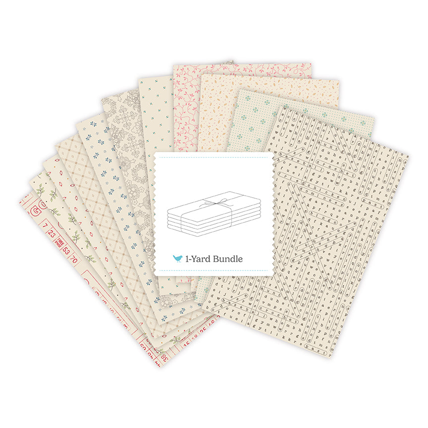 Family Reunion Background 1-Yard Bundle – Lori Holt – 11 Yard Precut Bundle – Riley Blake Designs – December 2026 Preorder – 50% Deposit