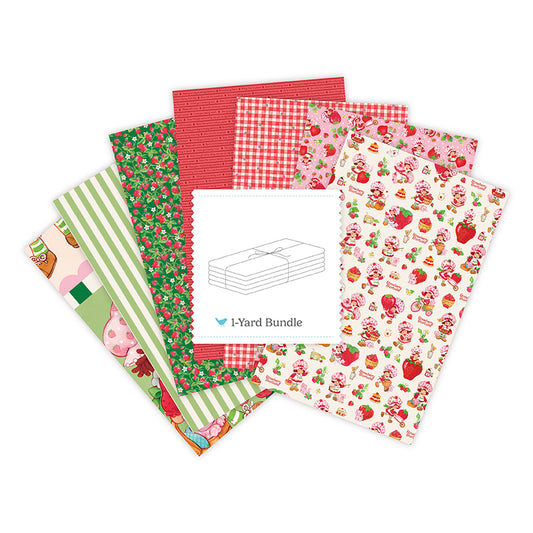 The World of Strawberry Shortcake™ 1-Yard Bundle + Panel - Cream Colorway – 50% Deposit – November 2026 Preorder