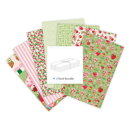 The World of Strawberry Shortcake™ 1-Yard Bundle + Panel – Green Colorway – 50% Deposit – November 2026 Preorder