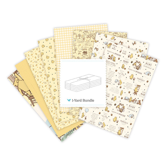 Winnie-the-Pooh Baby 1-Yard Bundle with Panel (Cream Colorway) – November 2026 Preorder – 50% Deposit