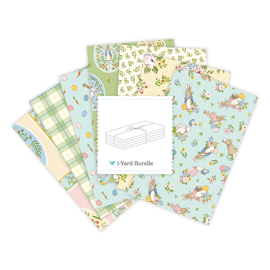 Peter Rabbit™ Spring 1-Yard Bundle - Bleached Denim – 50% Deposit Preorder – January 2027 Arrival