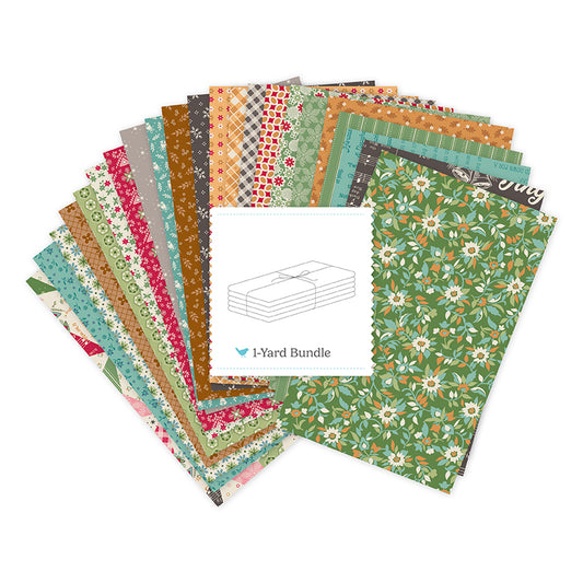 Home Town Holiday 2 Clover 1-Yard Bundle – Lori Holt | 22 Yards | 50% Deposit Preorder | July 2027
