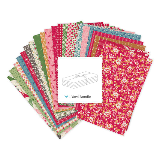 Home Town Holiday 2 Schoolhouse 1-Yard Bundle – Lori Holt | 22 Yards | 50% Deposit Preorder | July 2027