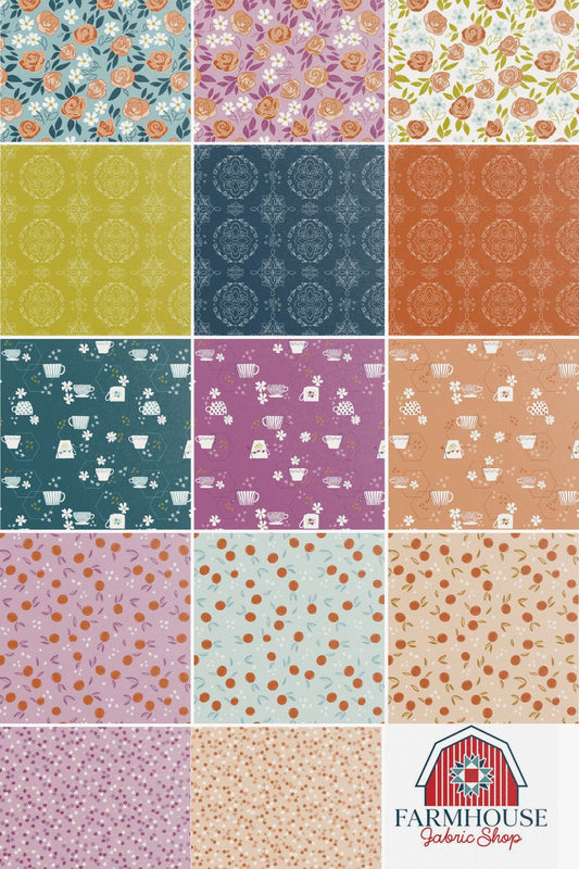 Homage Rolie Polie 2 1/2" Strips | 40pc Bundle | Fran Gulick | Riley Blake Designs | RP-17220-40