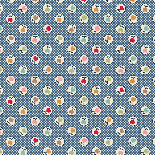 Willow Lily Quilt Kit Family Reunion Wide Back Backing Set – 2¼ Yards WB18423-DENIM – 108" Wide Back Fabric – December 2026 Preorder