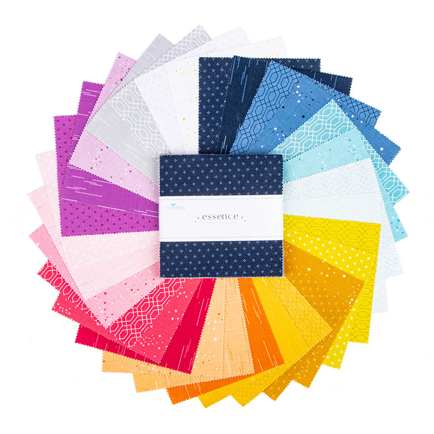 Essence 5" Stacker – 42 Precut 5" Squares by Fran Gulick for Riley Blake Designs
