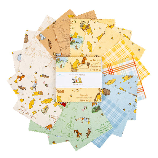 Winnie the Pooh 5" Stacker β 42 Precut Squares by Echo Park Paper Co. for Riley Blake Designs