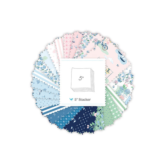 Coastal Dreams 5" Stacker by Tasha Noel for Riley Blake Designs – 50% Deposit March 2027 Preorder