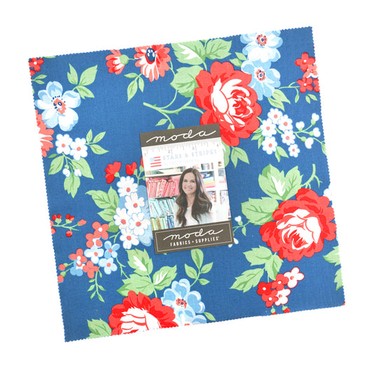 Stars & Stripes Layer Cake | Camille Roskelley | Moda Fabrics | 50% Deposit Preorder | March 2027
