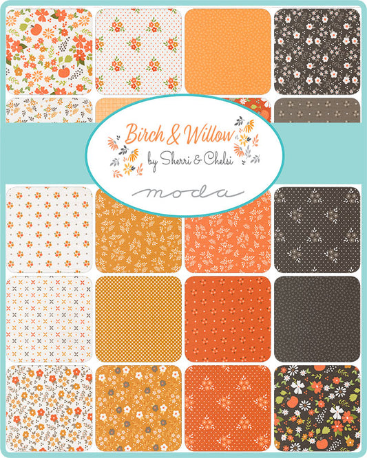 PREORDER – Birch and Willow Charm Pack (42 Squares) – Sherri and Chelsi – 50% Deposit – Ships August 2026