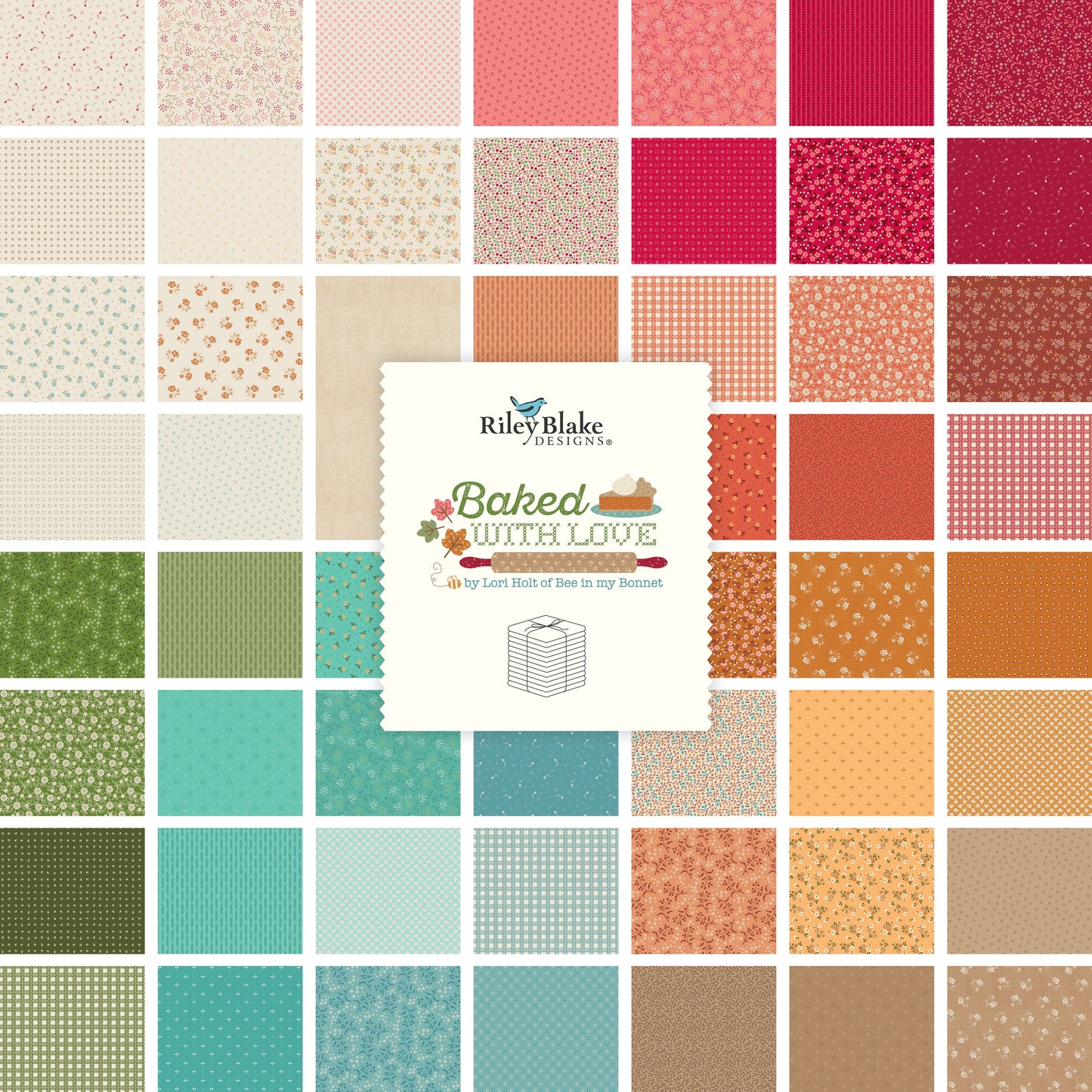 Baked with Love 10" Stacker by Lori Holt – 42pc Layer Cake Preorder