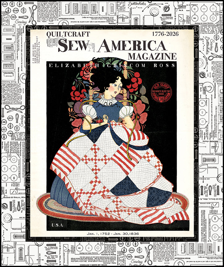 ⭐ PREORDER — Betty Ross Panel Quilt Kit (Sew America by J. Wecker Frisch)