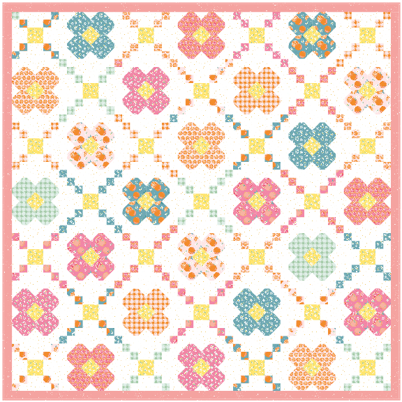 My Mind's Eye Citrus Kiss Buttercup Quilt Kit – 50% Deposit June 2027 Preorder