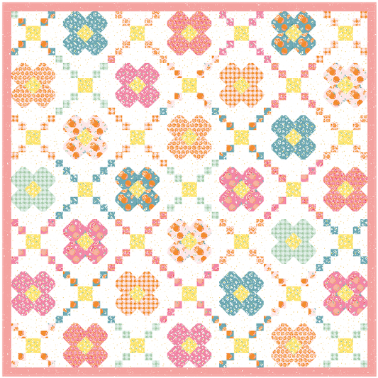 My Mind's Eye Citrus Kiss Buttercup Quilt Kit β 50% Deposit June 2027 Preorder