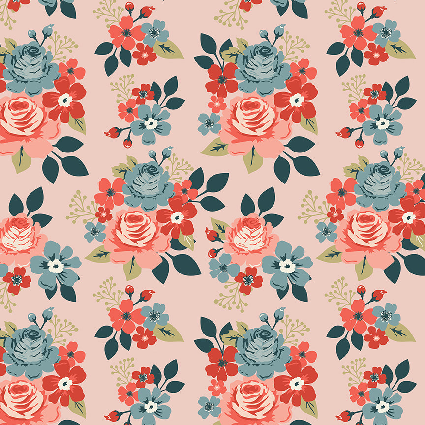 Vintage Charm Main Blush – 5 Yard Cut | Dani Mogstad for Riley Blake Designs