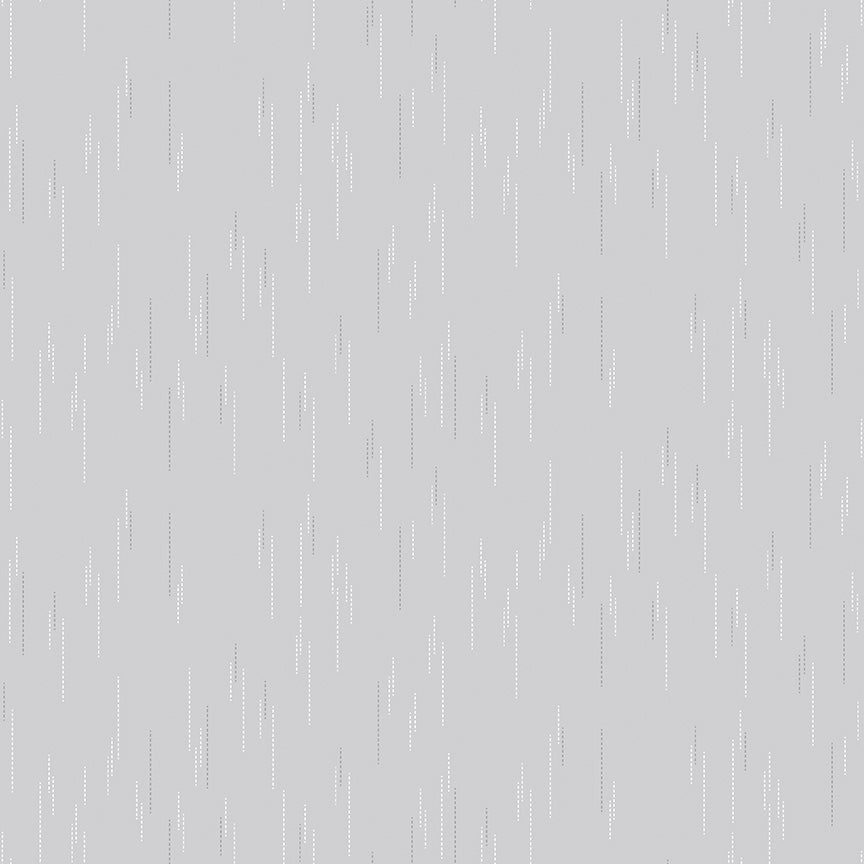 Essence – Gray Stitched Lines Fabric by Fran Gulick for Riley Blake Designs