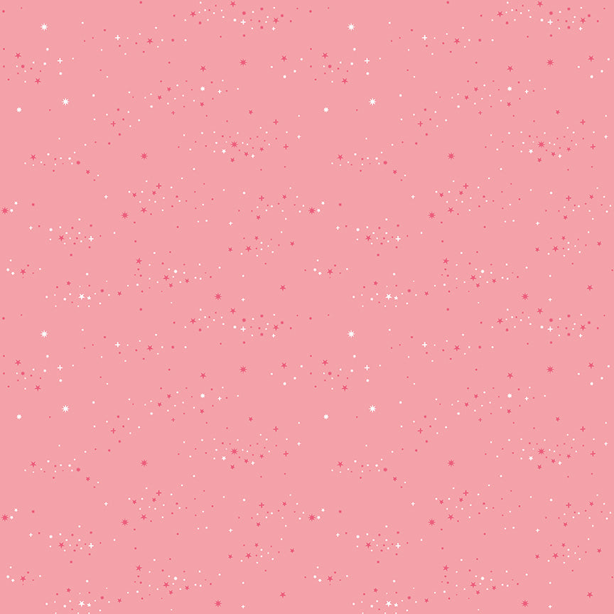 Essence – Pink Scattered Stars Fabric by Fran Gulick for Riley Blake Designs