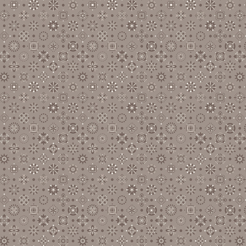 Farmer’s Daughter – Geometric Dots in Rustic (C17173-RUSTIC) by Lori Holt for Riley Blake Designs – 100% Cotton Fabric