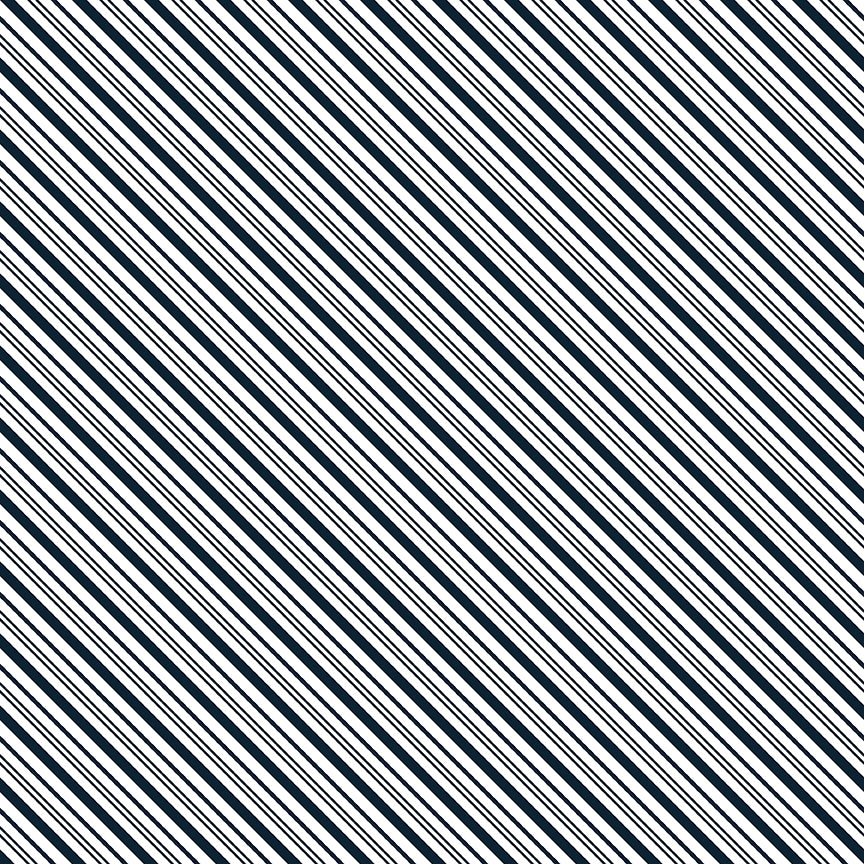 A Perfect Winter Diagonal Stripe Fabric – Navy Yardage by Lori Whitlock for Riley Blake Designs | C17995-NAVY