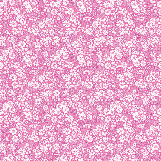 Chasing Rainbows Floral Fabric β Pink Yardage by Leslie Ryan for Riley Blake Designs | C18013-PINK