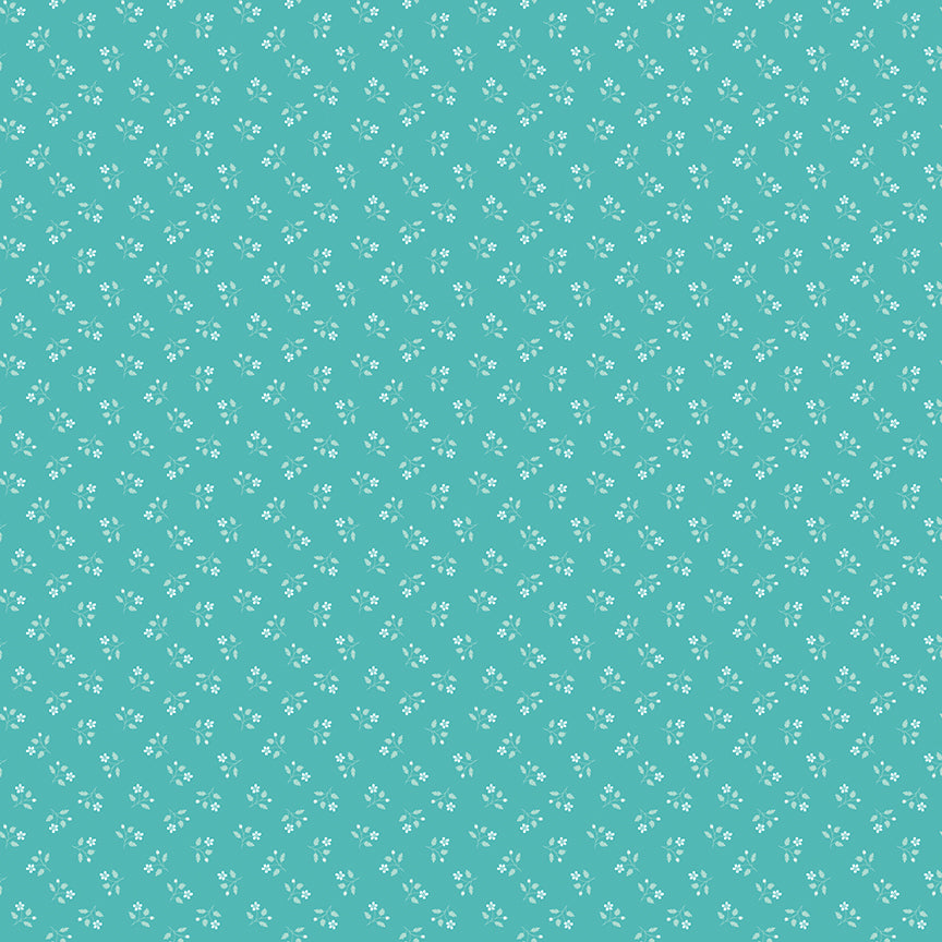 Chasing Rainbows Tiny Floral Sprigs Fabric – Cottage Yardage by Leslie Ryan for Riley Blake Designs | C18015-COTTAGE