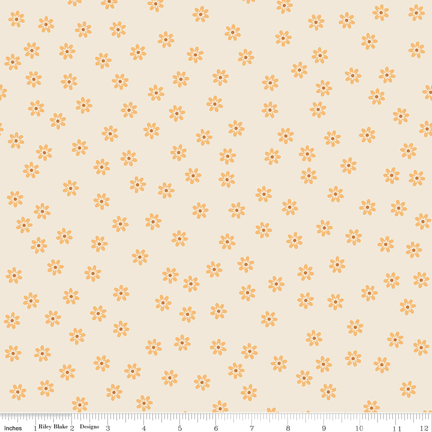 Lori Holt Denim & Daisy Daisies Daisy – Scattered Daisies – C18150-DAISY