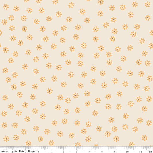 Lori Holt Denim & Daisy Daisies Daisy – Scattered Daisies – C18150-DAISY