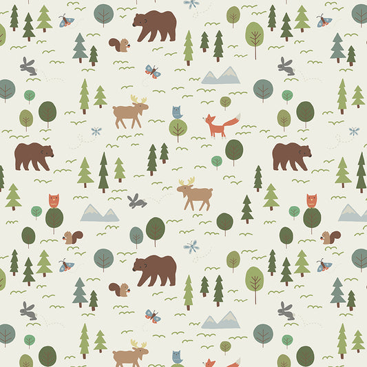 Grizzly Grove Quilt Kit Backing Set -February 2027 Preorder – Upper Pines by Deena Rutter for Riley Blake Designs