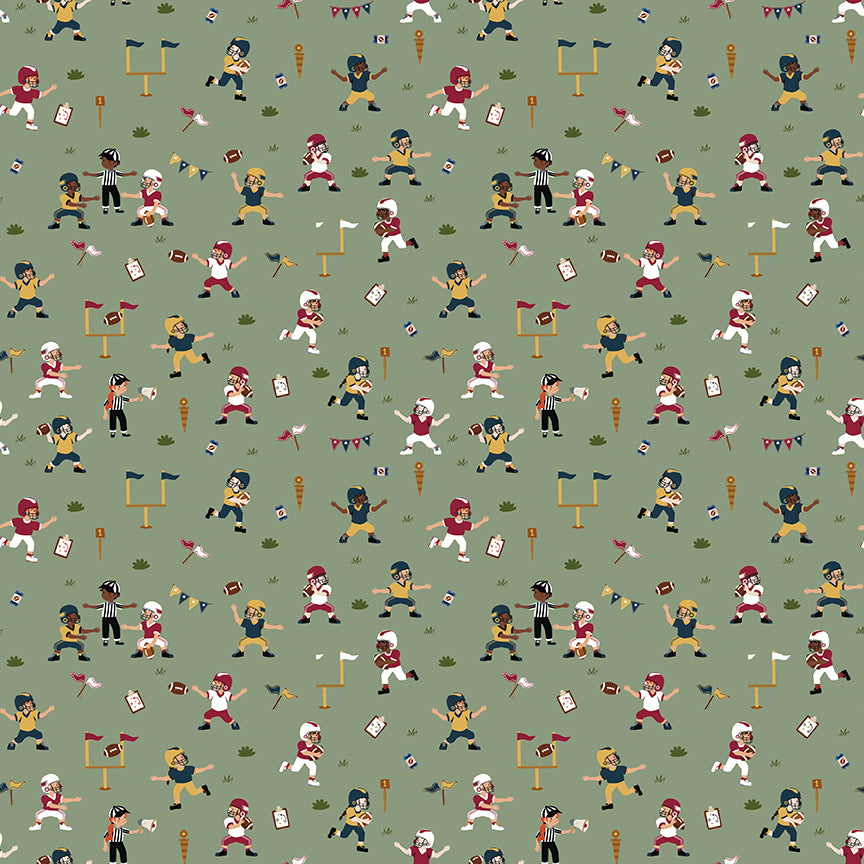 Touchdown Panel Quilt Kit Backing Set – 50% Deposit January 2027 Preorder - Hometown Heroes by Jennifer Long for Riley Blake Designs