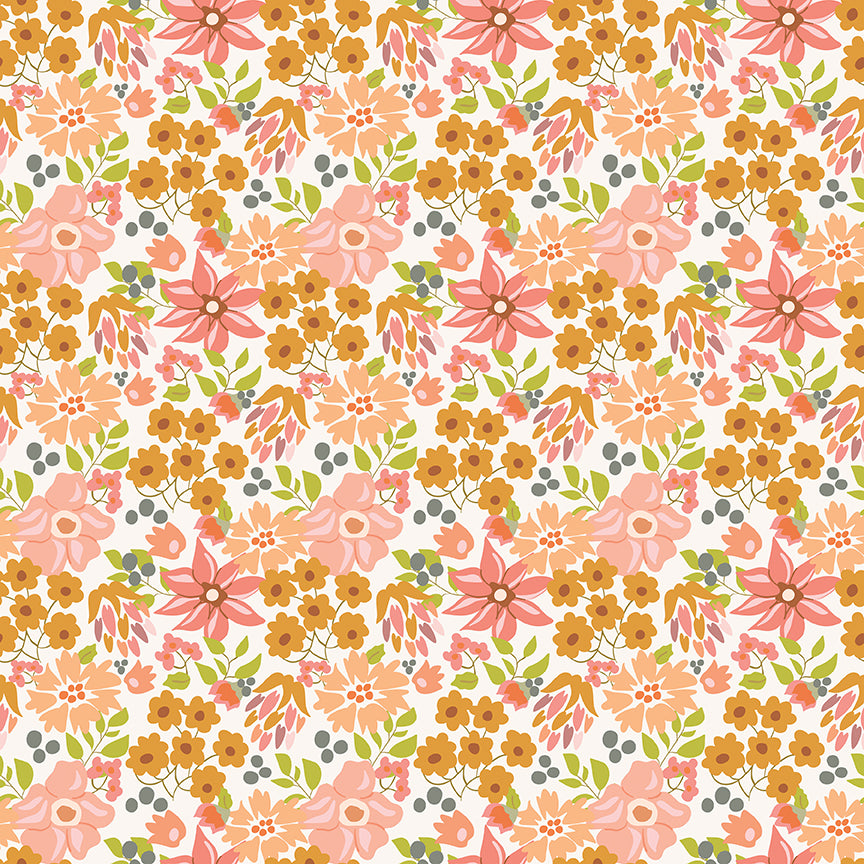 Sun-Kissed Orchard Quilt Coordinating Backing Set – Orchard Blooms Off White | 4¼ Yards | 50% Deposit Preorder | May 2027