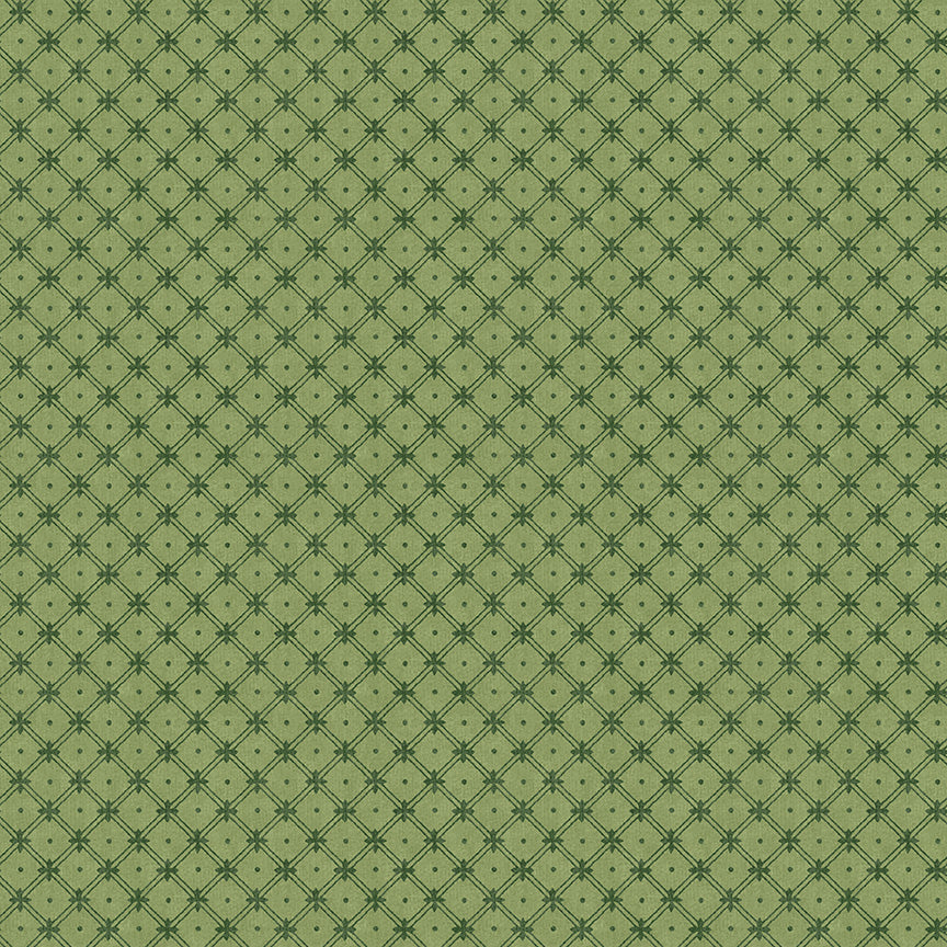 Tales of Yuletide Lattice – Green | Laura Ashley | 50% Deposit Preorder | June 2027 | C19236-GREEN